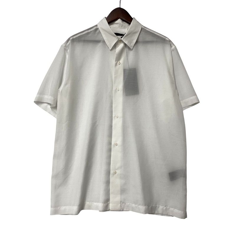 【中古美品】 JUHA ユハ 10230704-4 SHEER LIGHT SS SHIRT シアー ライト ショートスリーブ シャツ トップス 半袖 【140-260529-cs-09-izu】