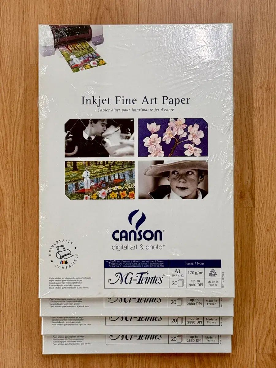 Canson Mi-Tientes インクジェット アート ペーパー A3 4ボックス まとめ