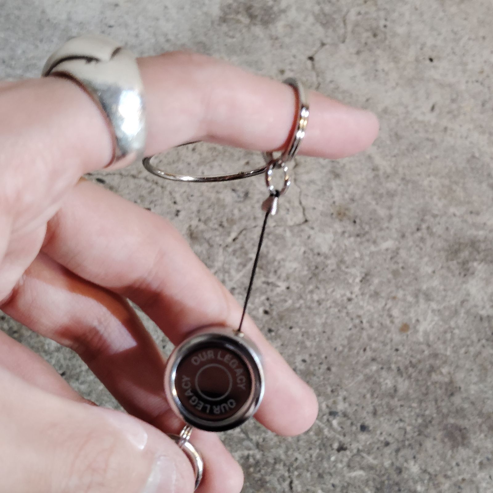 OUR LEGACY LIFT KEYHOLDER キーケース キーチェーン 箱付き シルバー