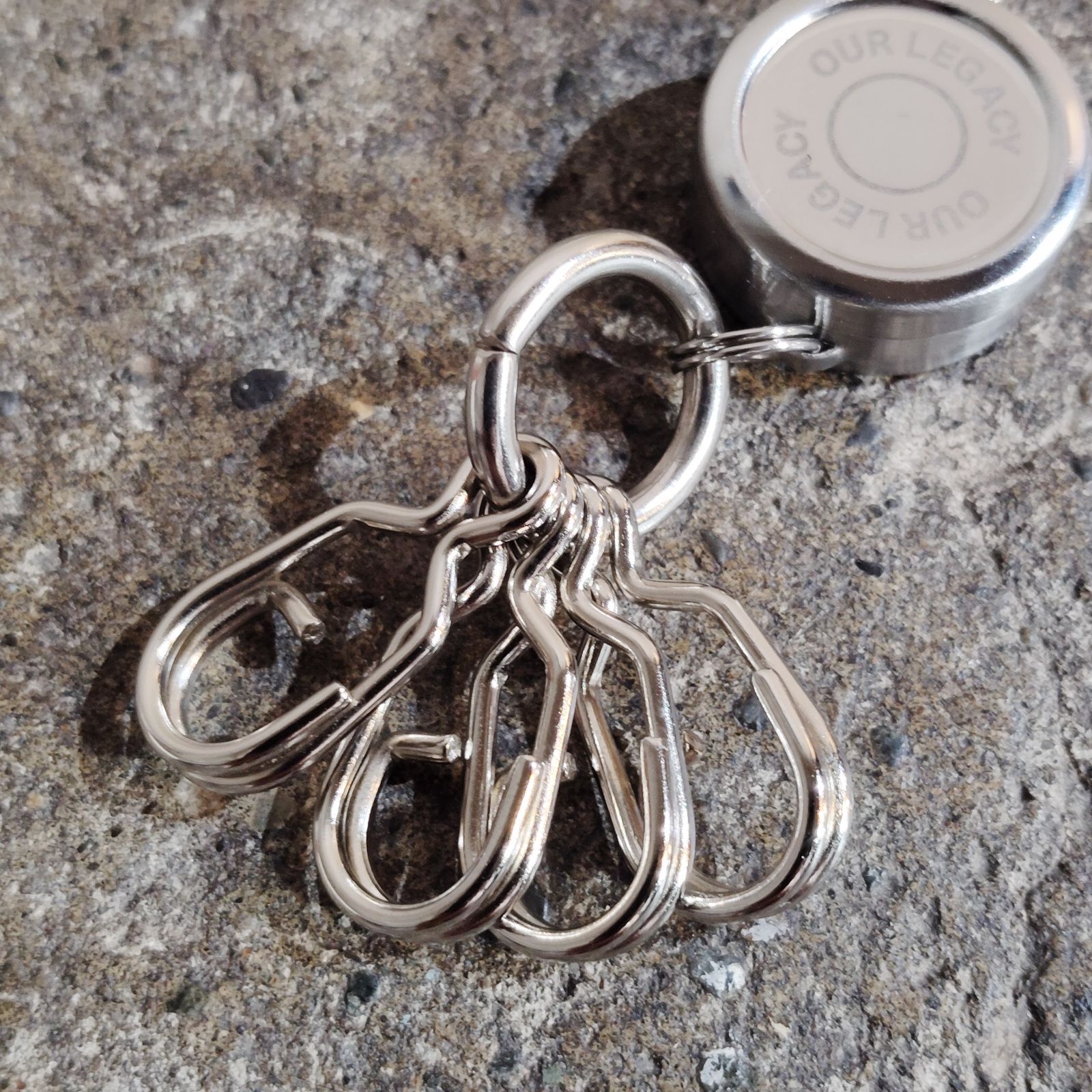 OUR LEGACY LIFT KEYHOLDER キーケース キーチェーン 箱付き シルバー