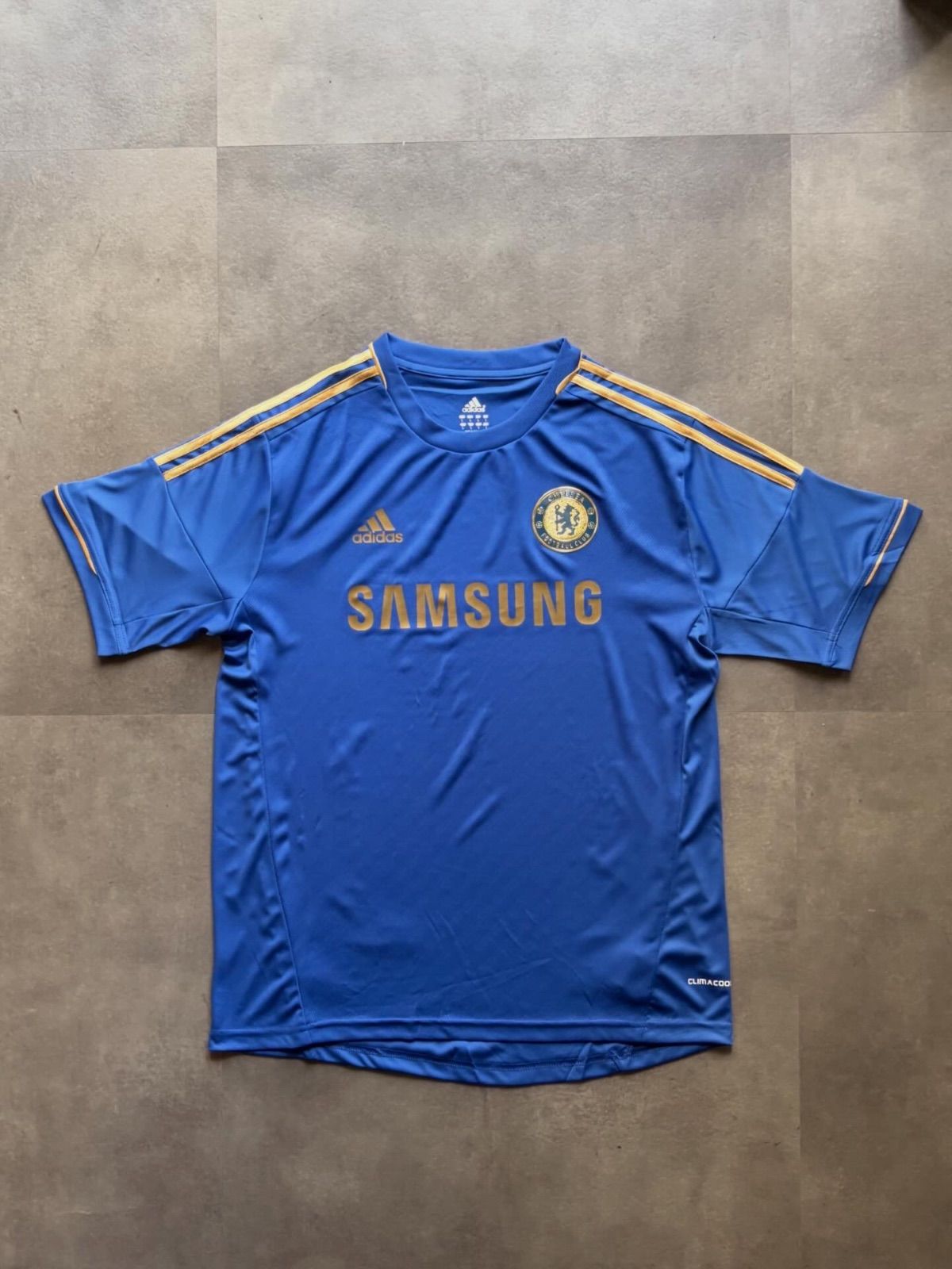 adidas チェルシーFC ゲームシャツ ユニフォーム サッカー L 青
