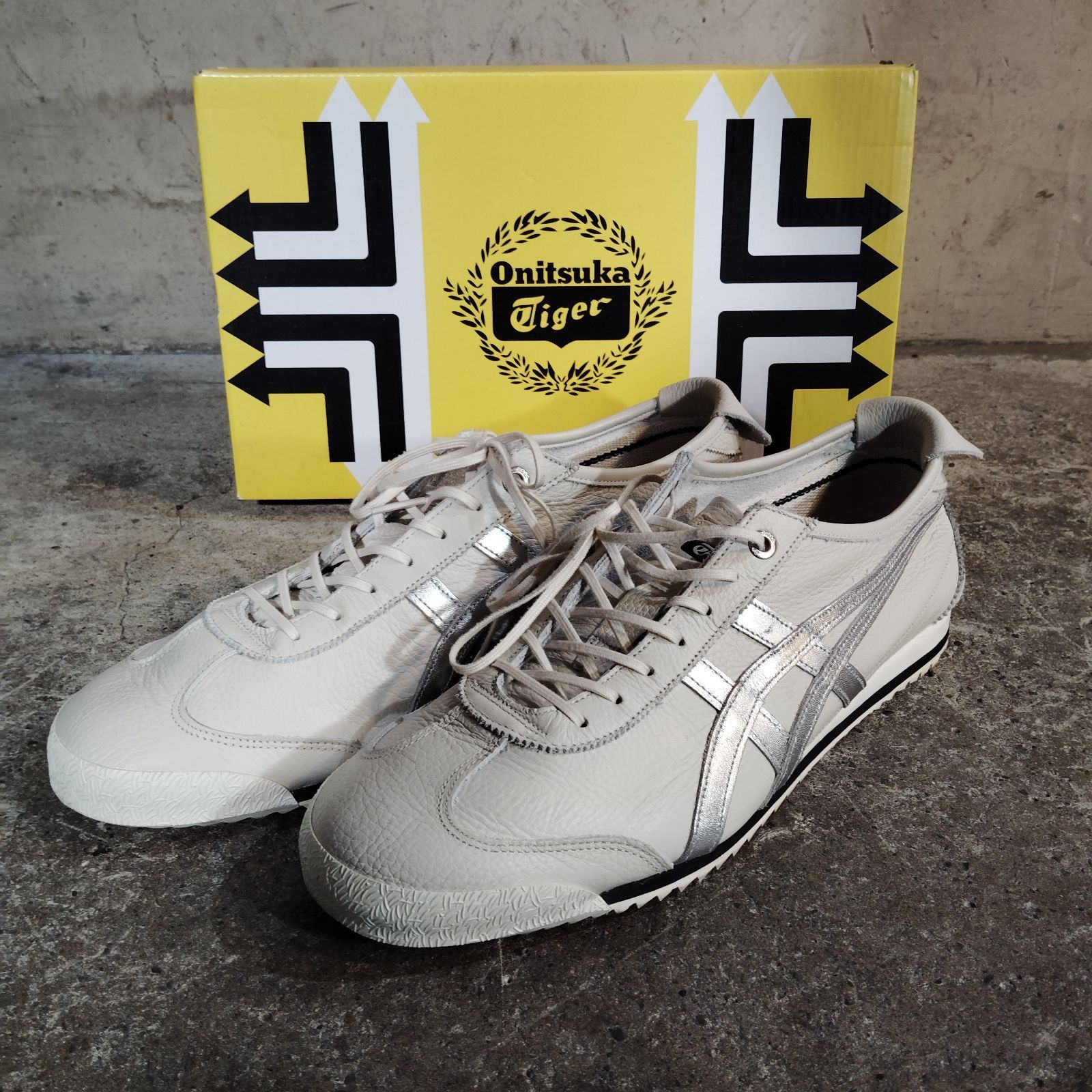 Onitsuka Tiger MEXICO 66 SD BIRCH SILVER ホワイト シルバー 27.5cm 