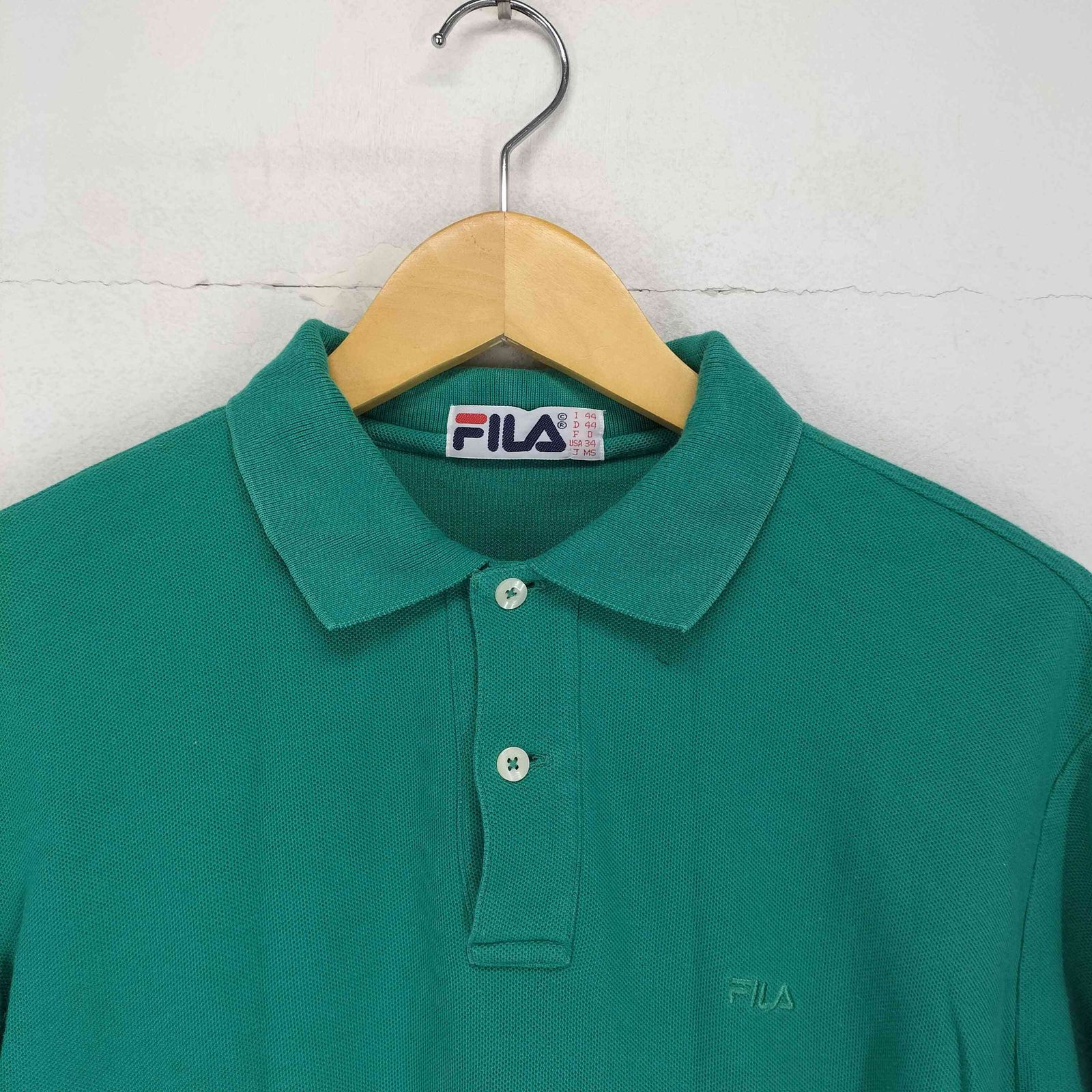 フィラ FILA 70S ロゴ刺繍ポロシャツ メンズ MS - メルカリ
