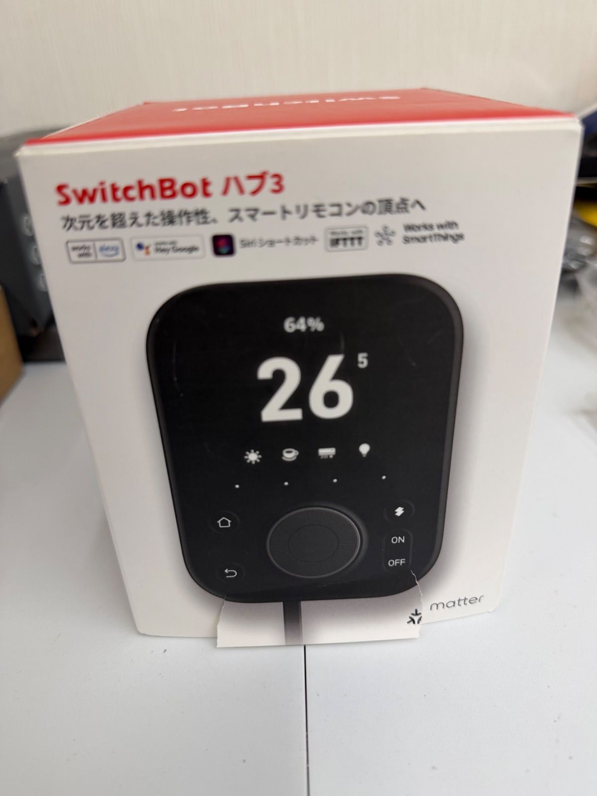 SwitchBot ハブ3 スマートリモコン Alexa対応 温湿度計付 - メルカリ