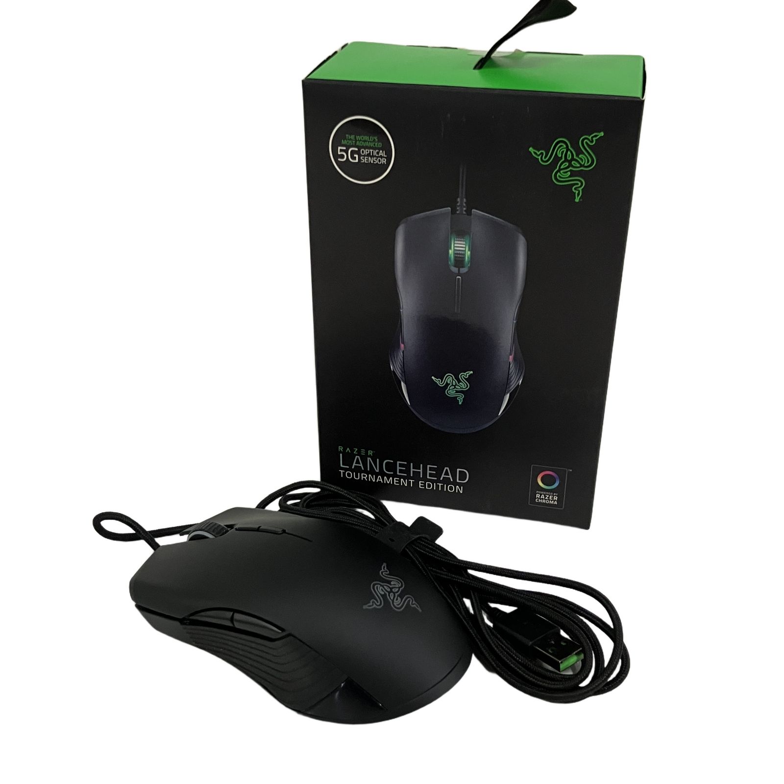 Razer レイザー Lancehead Tournament Edition ランスヘッド トーナメントエディション 有線ゲーミングマウス 中古 B11284673
