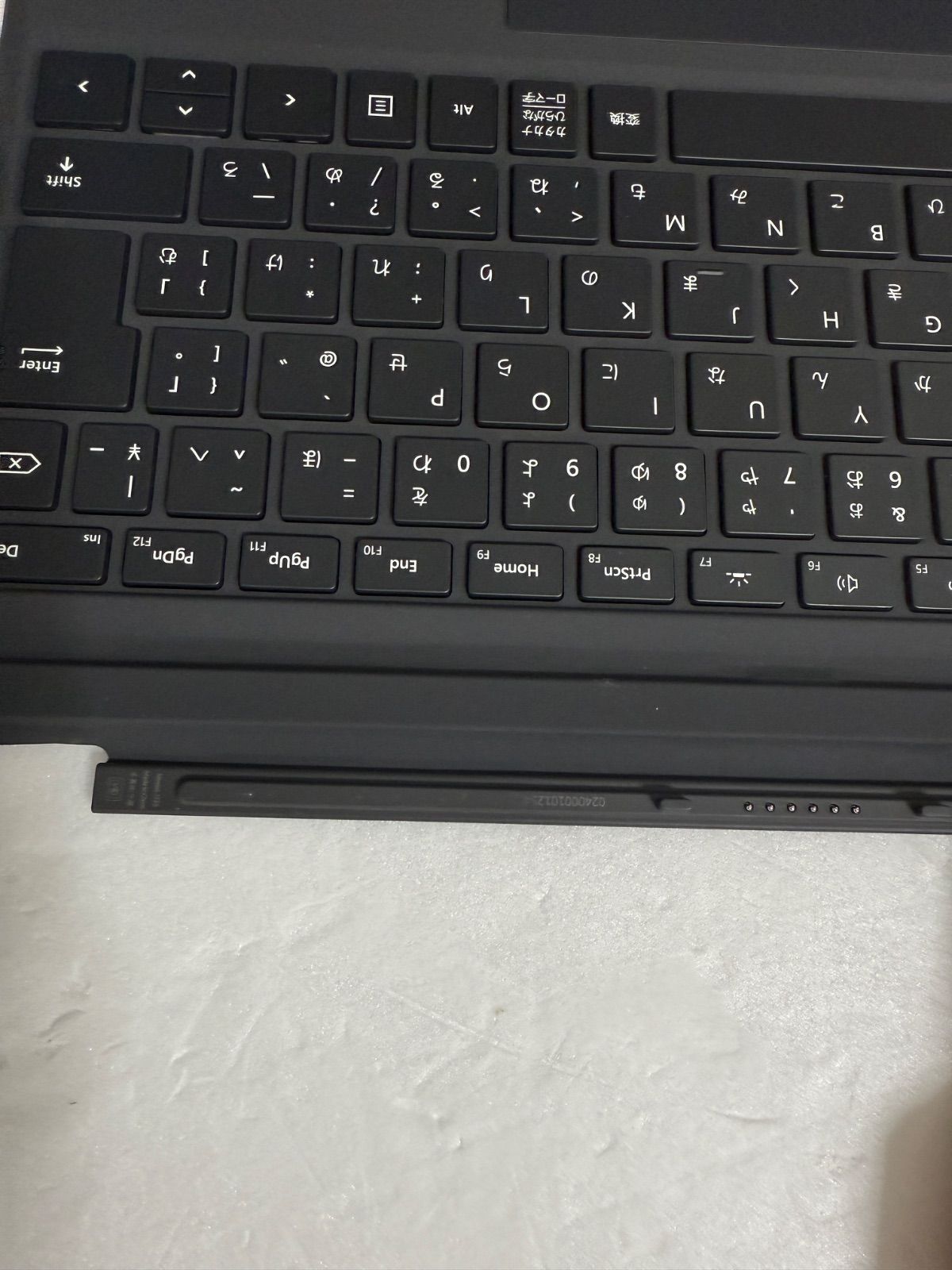 美品Surface Pro 4-7+ キーボード 1725 純正 - メルカリ