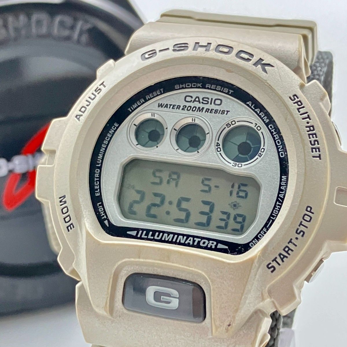 稼働】カシオ CASIO G-SHOCK DW-6900 腕時計 メンズ ベージュ デジタル 