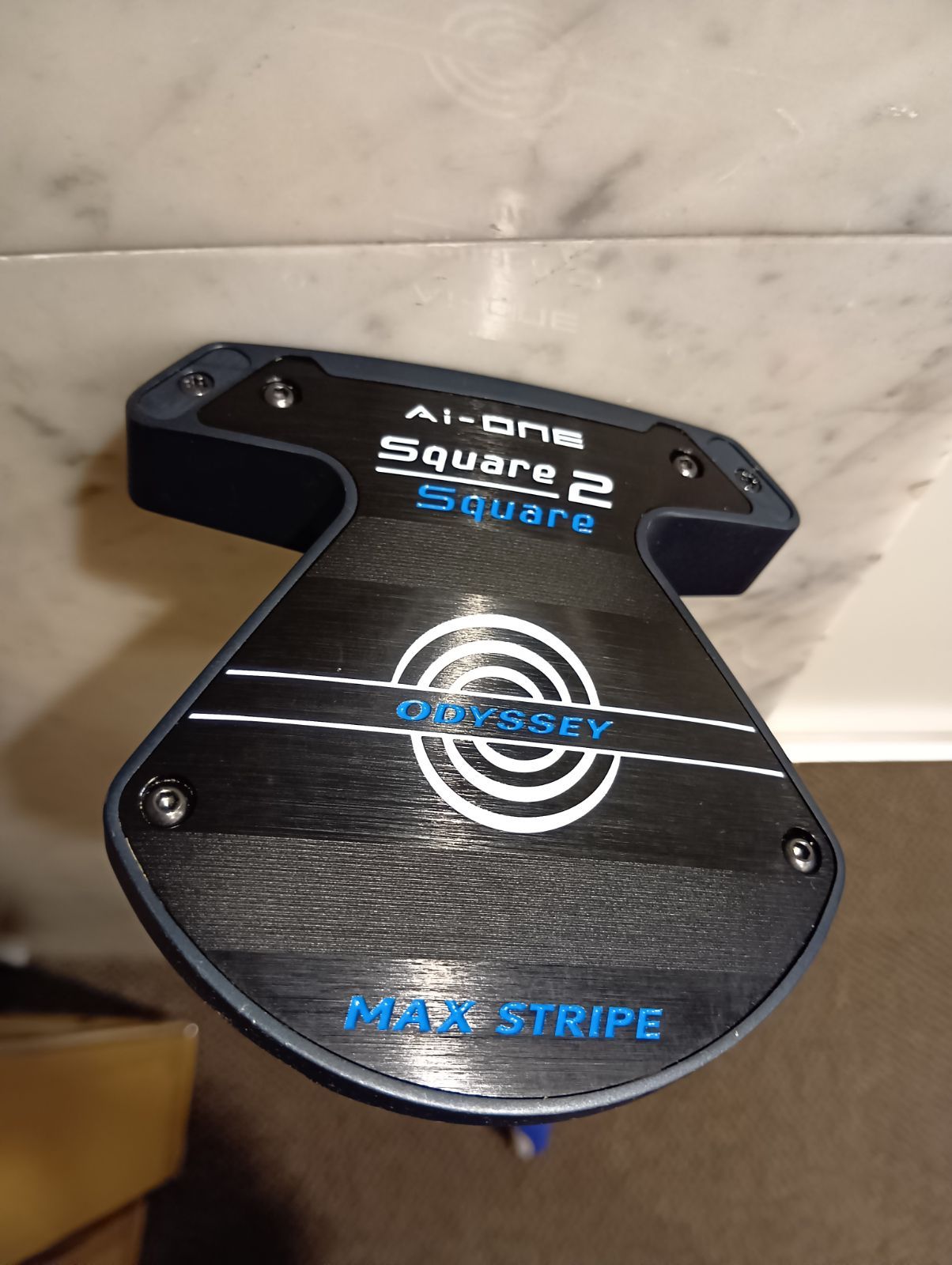 Pt 【中古品】オデッセイ AI-ONE SQUARE 2 SQUARE MAX STRIPE パター メンズ 右用 34インチSTROKE LAB 90 スチール 34インチ ODYSSEY 日本正規品(新橋店）No.402