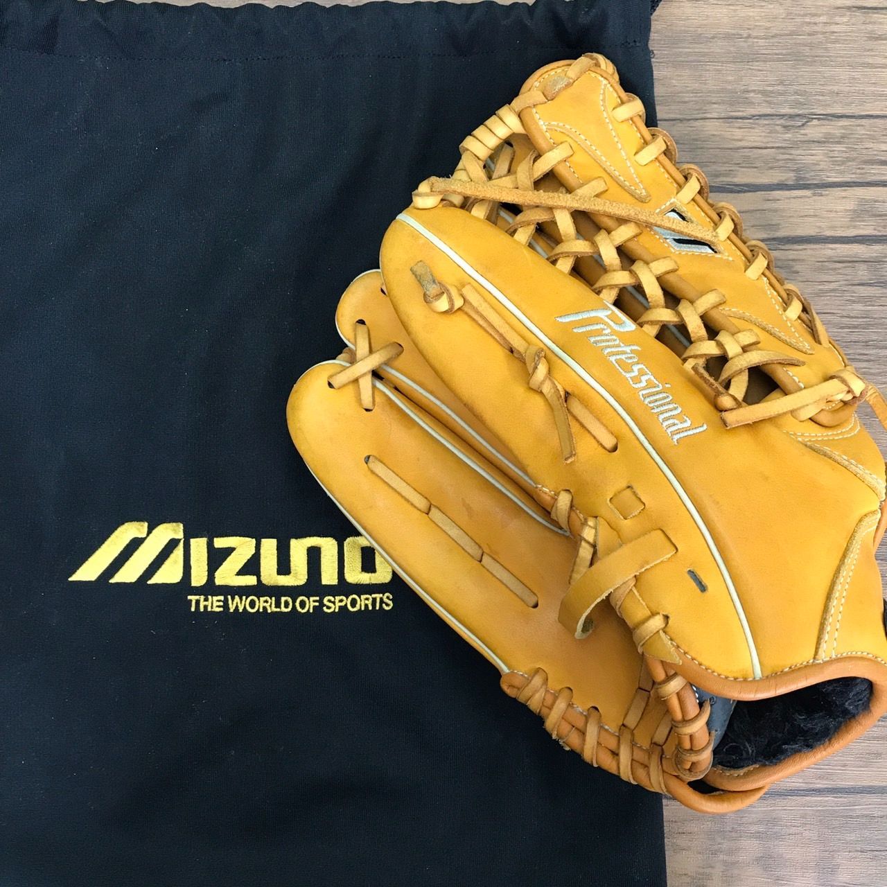 MIZUNO ミズノ イチローモデル グローブ 軟式 左投げ用 野球 袋付き