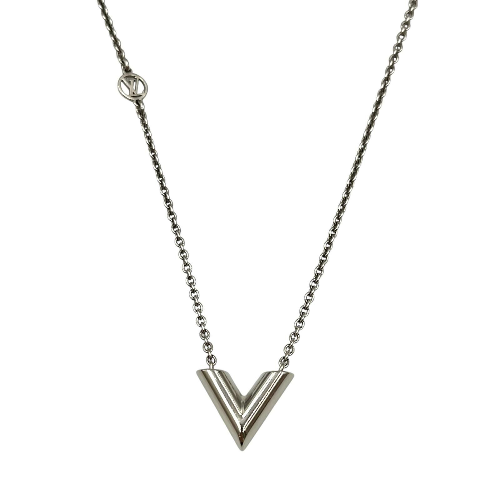 ルイヴィトン LOUIS VUITTON ネックレス エセンシャル V M63197 メタル レディース