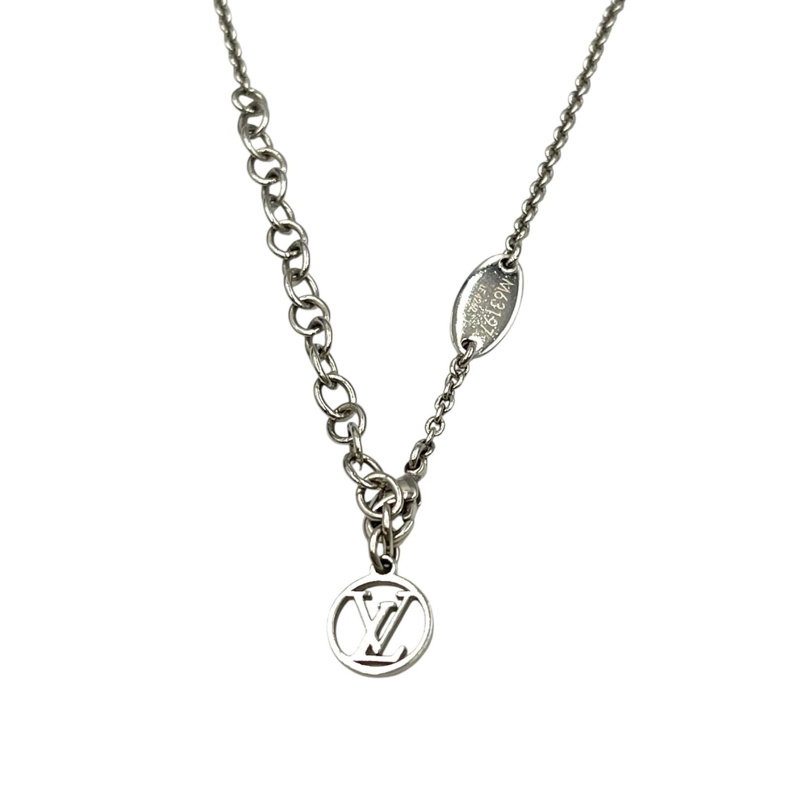 LOUIS VUITTON◇ネックレス・エセンシャルV_SLV/メッキ/SLV/レディース