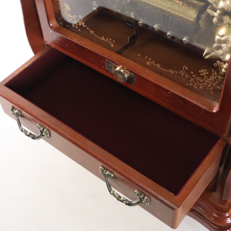 SANKYO オルゴール ジュエリーボックス付き 美しく青きドナウ OR-005-S