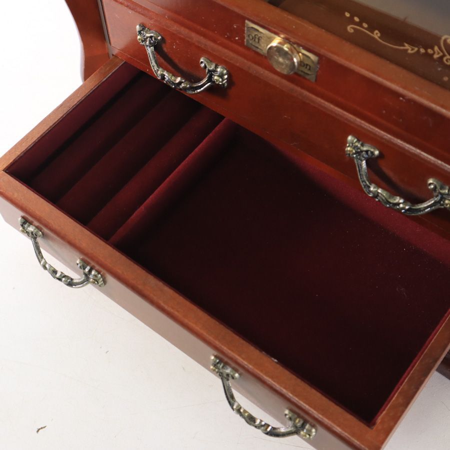 SANKYO オルゴール ジュエリーボックス付き 美しく青きドナウ OR-005-S