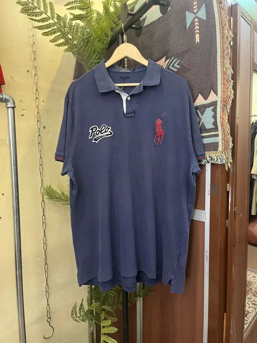 POLO RALPH LAUREN ポロラルフローレン ビックポニー 筆記体 ロゴ 半袖 カラーTシャツ #csz940