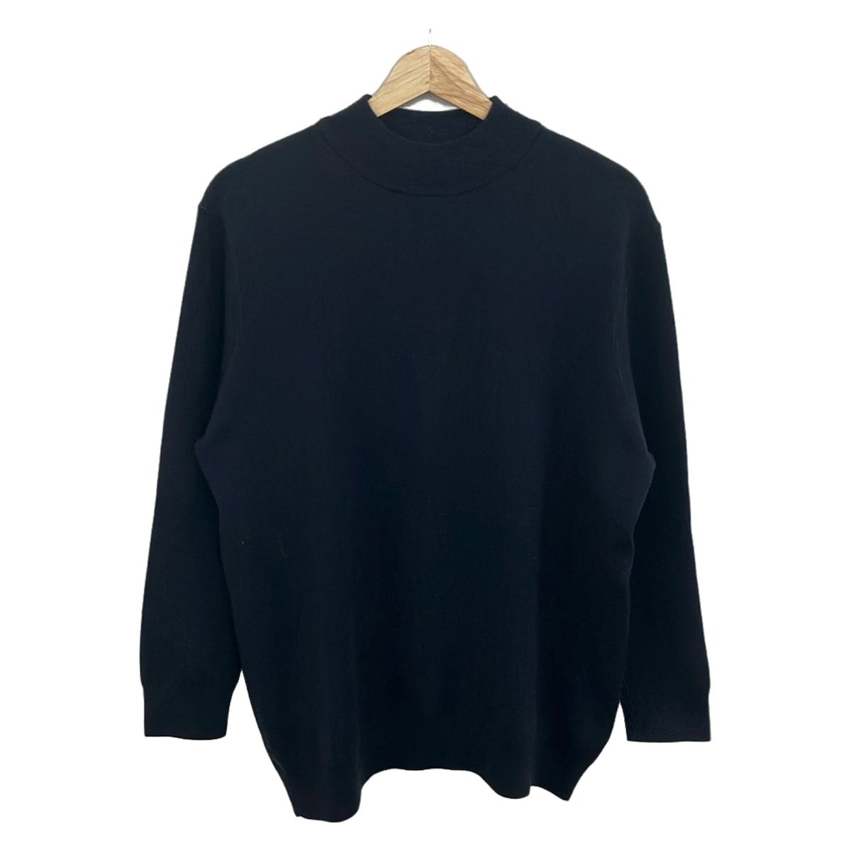 PaulSmith(ポールスミス) 長袖セーター サイズM レディース美品 - ダークネイビー×ダークグレー ハイネック