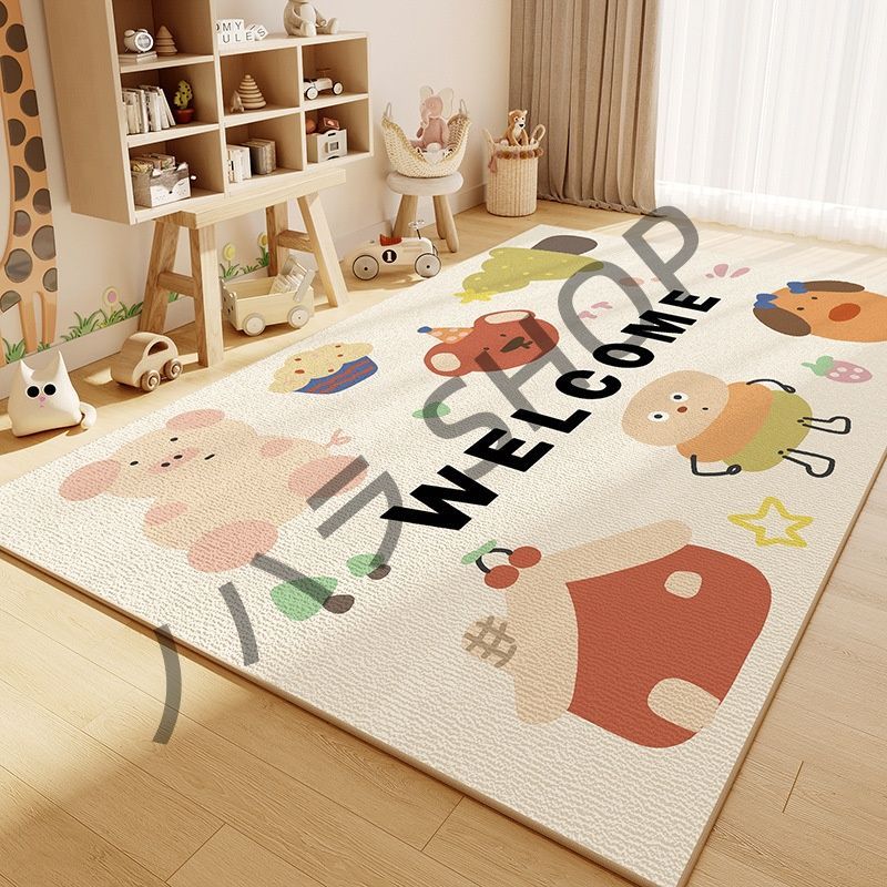 200*300cm/多機能使用/カーペット/滑り止め付き /ラグ マット /ベッドルーム リビングルーム 寝室の部屋 /マット/カーペット/ #E194