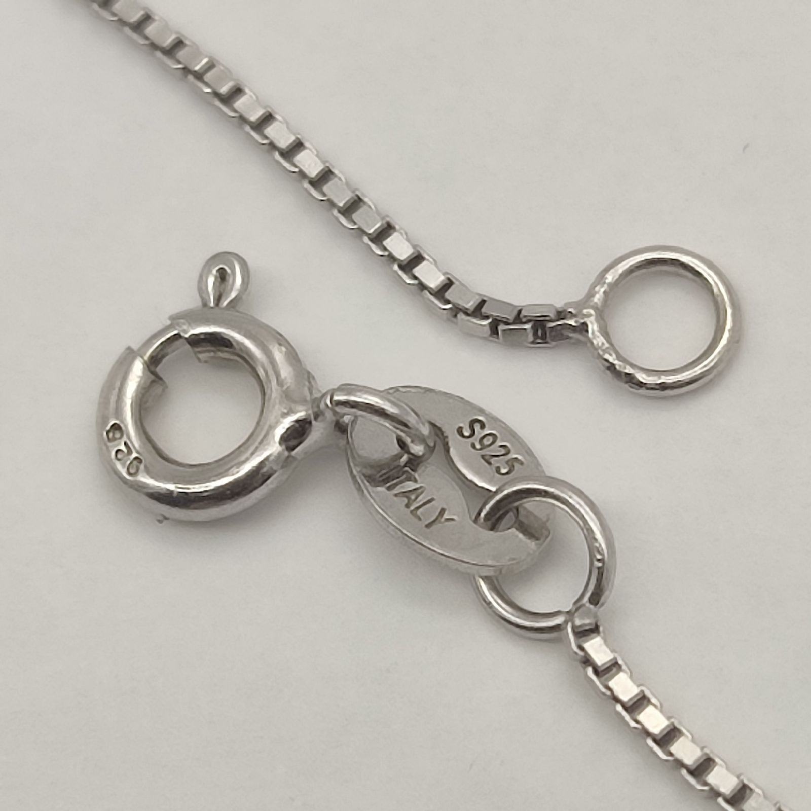 美品】スティックデザインダイヤネックレス 0.03ct SILVER シルバー925 
