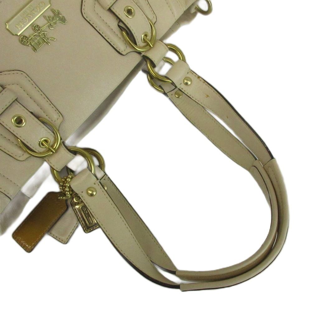 コーチ COACH トートバッグ ショルダー 2WAY レザー 馬車金具 ロゴ
