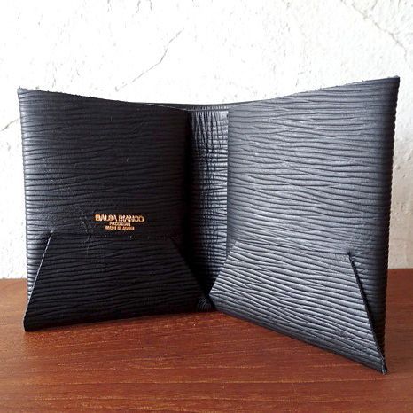 ハンドメイド 型押し 本革 ミニウォレット w10261