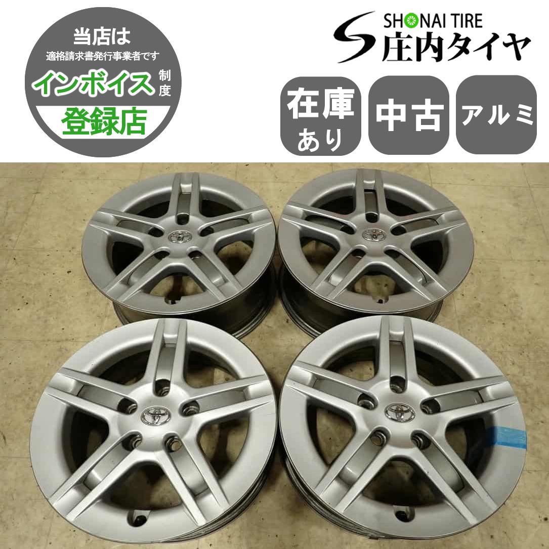 4本SET 会社宛送料無料 16×6.5J トヨタ SAI 純正 アルミ 5穴 PCD 114.3mm +39 ハブ径60mm アルファード ヴェルファイア ハリアー NO,I3878