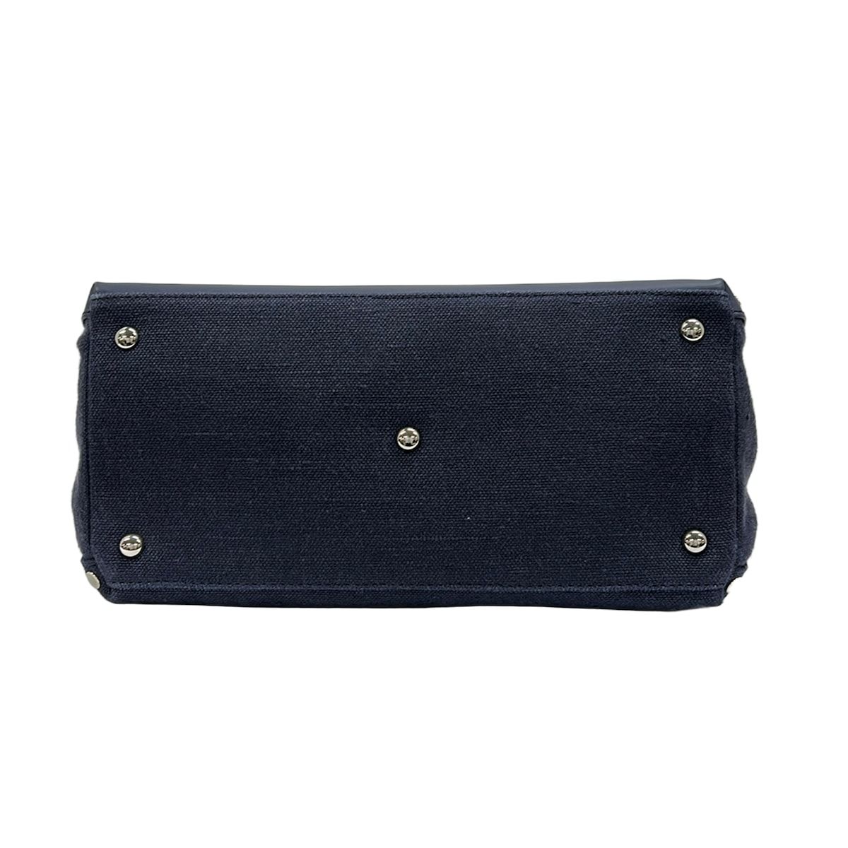 ZANELLATO(ザネラート) ハンドバッグ美品 ポスティーナS ネイビー