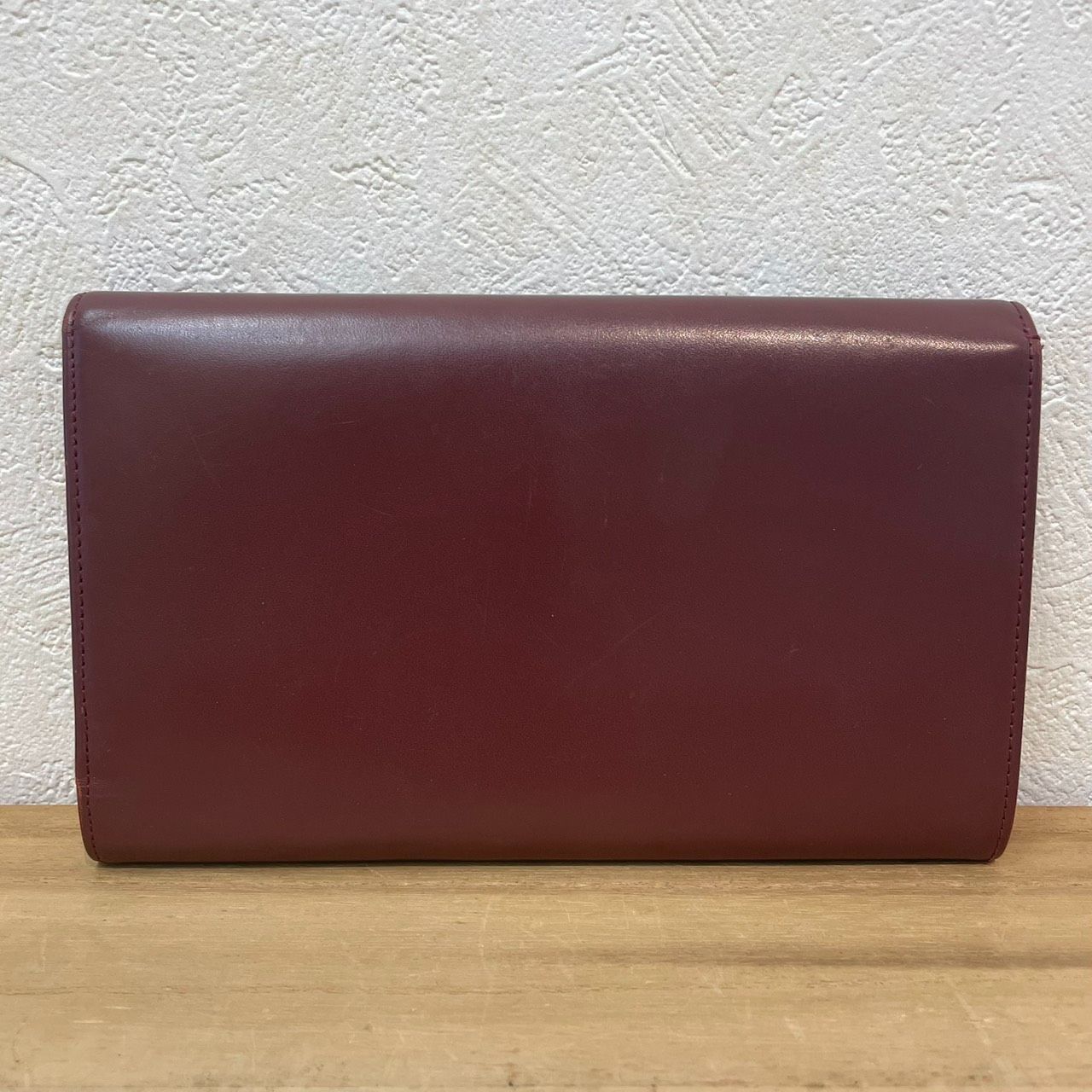 成】Cartier カルティエ マストライン 長財布 ボルドー ギャランティ 