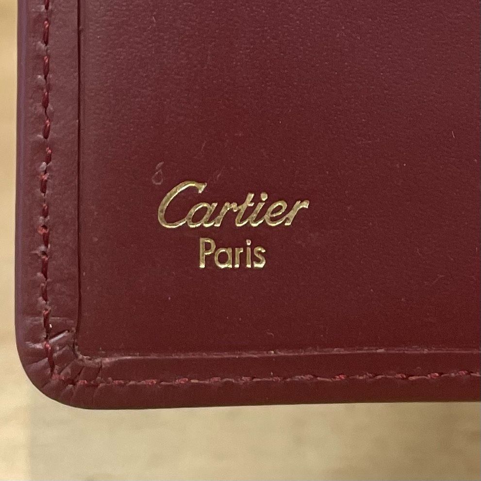 成】Cartier カルティエ マストライン 長財布 ボルドー ギャランティ