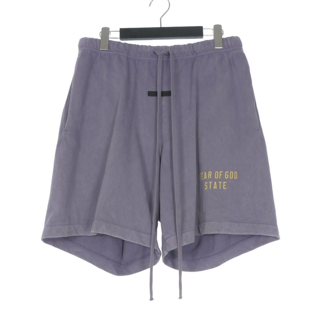 エフオージー エッセンシャルズ FOG ESSENTIALS 24AW HEAVY JERSEY SOCCER SHORT ヘビー ジャージー ショートパンツ ショーツ S ラベンダー 紫