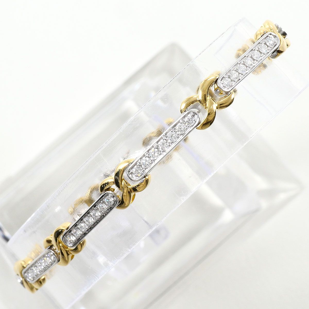 K18YGアンカーチェーンブレスレット M ユニセックス【新品】( JD-CROS