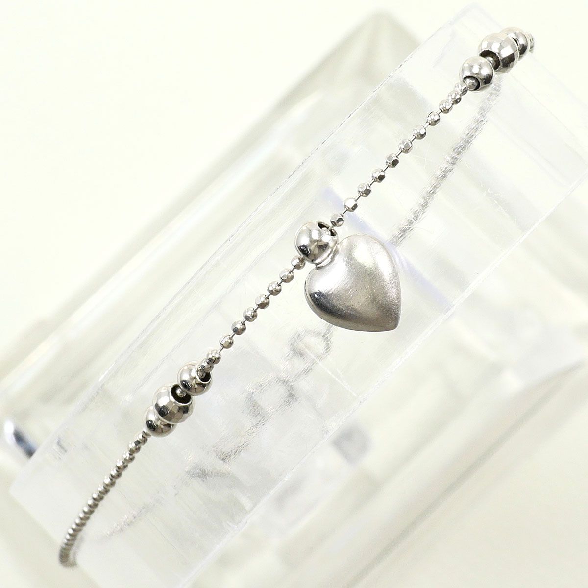 K14WG ブレスレット 総重量約1.3g 約18cm