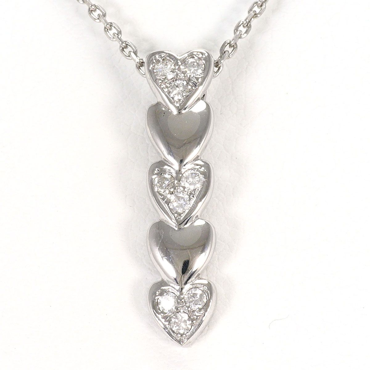 K9WG ネックレス ダイヤモンド 0.17ct 総重量約3.9g 約40cm
