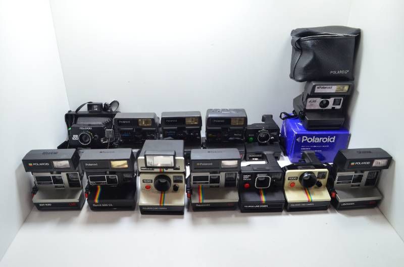 【送料無料】ポラロイド POLAROID インスタントカメラ 13台セット 大量まとめ売り　動作未確認