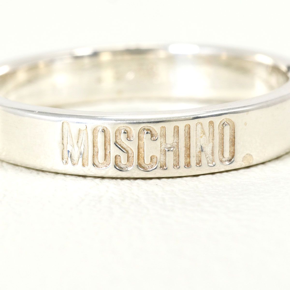 モスキーノ MOSCHINO シルバー925 リング・指輪 13号 総重量約2.8g 