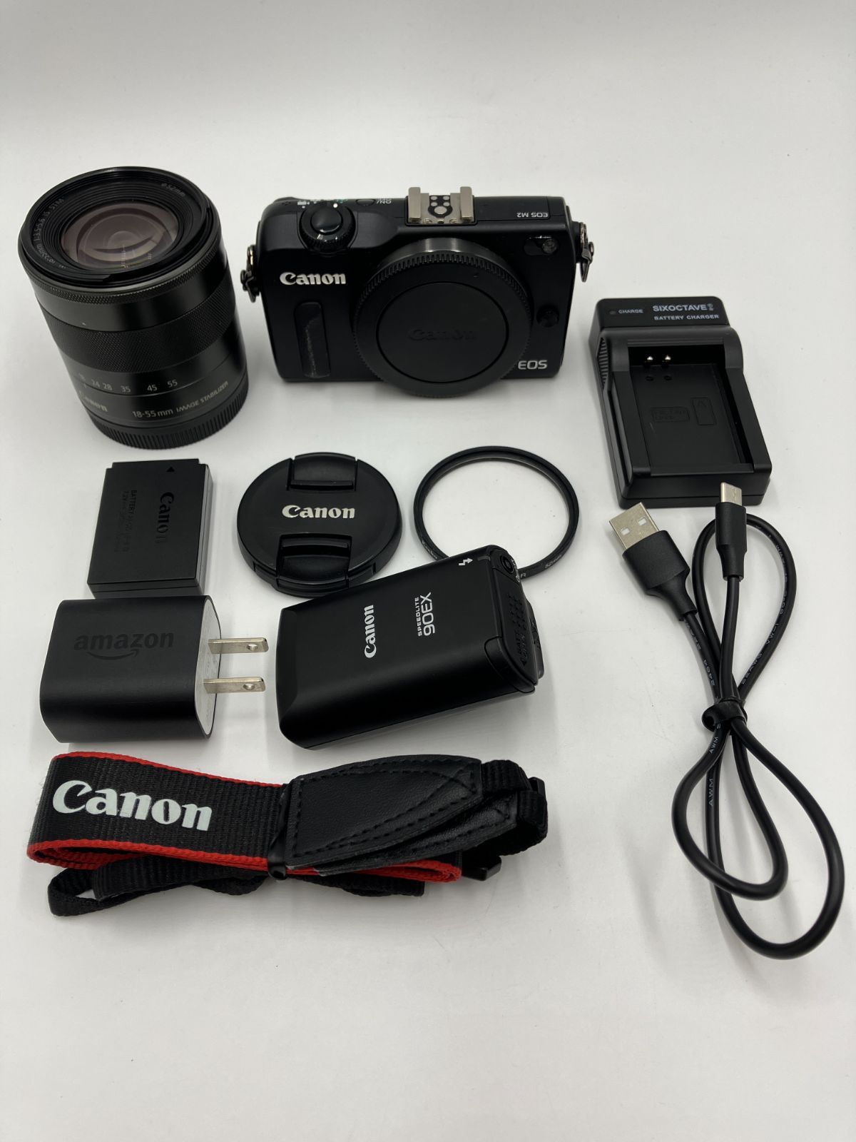【動作確認済】Canon EOS M2 EF-M 18-55mm IS STM 標準ズームレンズキット
