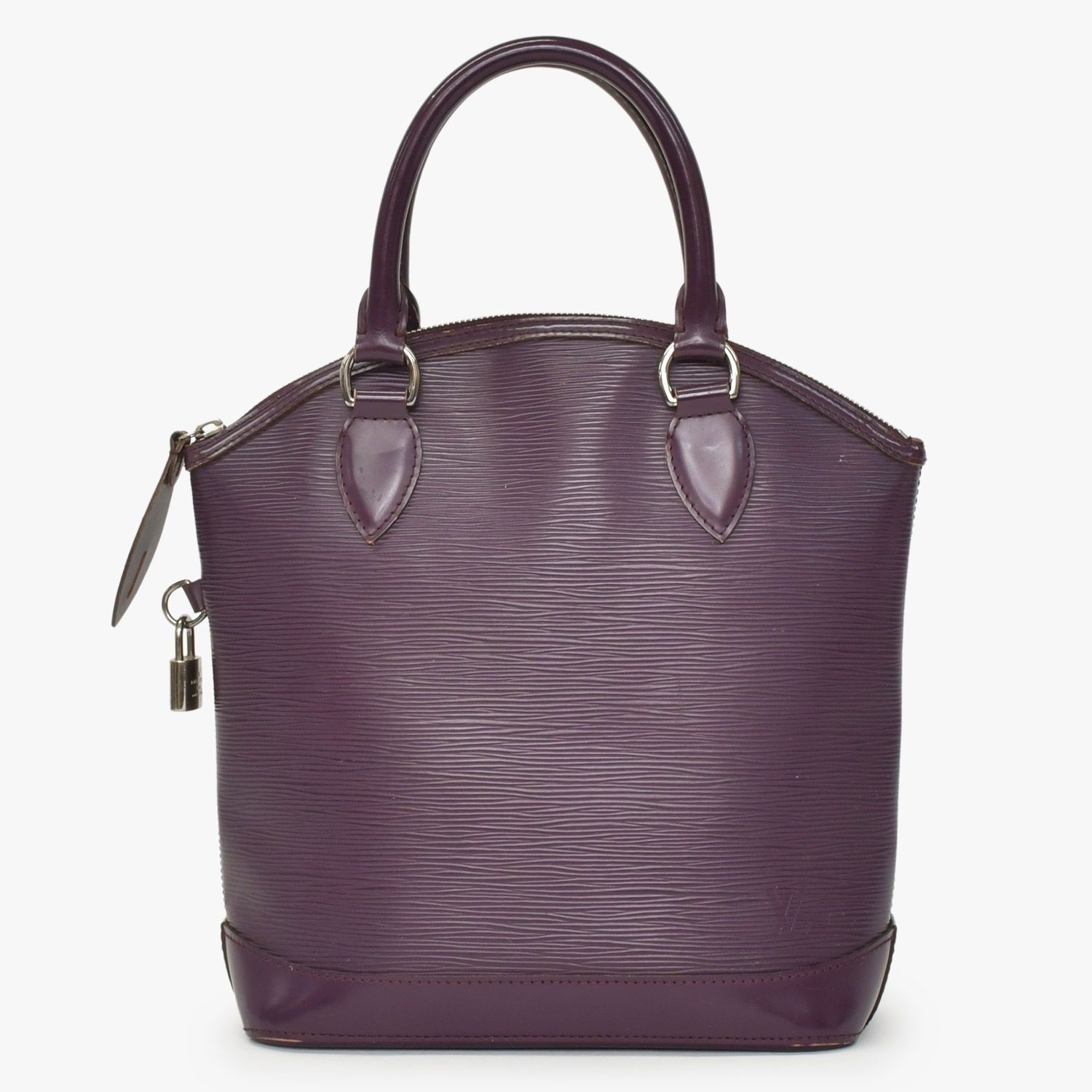 LOUIS VUITTON ルイヴィトン Purple パープル カシス エピ ロックイット M4229K ハンドバッグ 美品 中古 4a002486