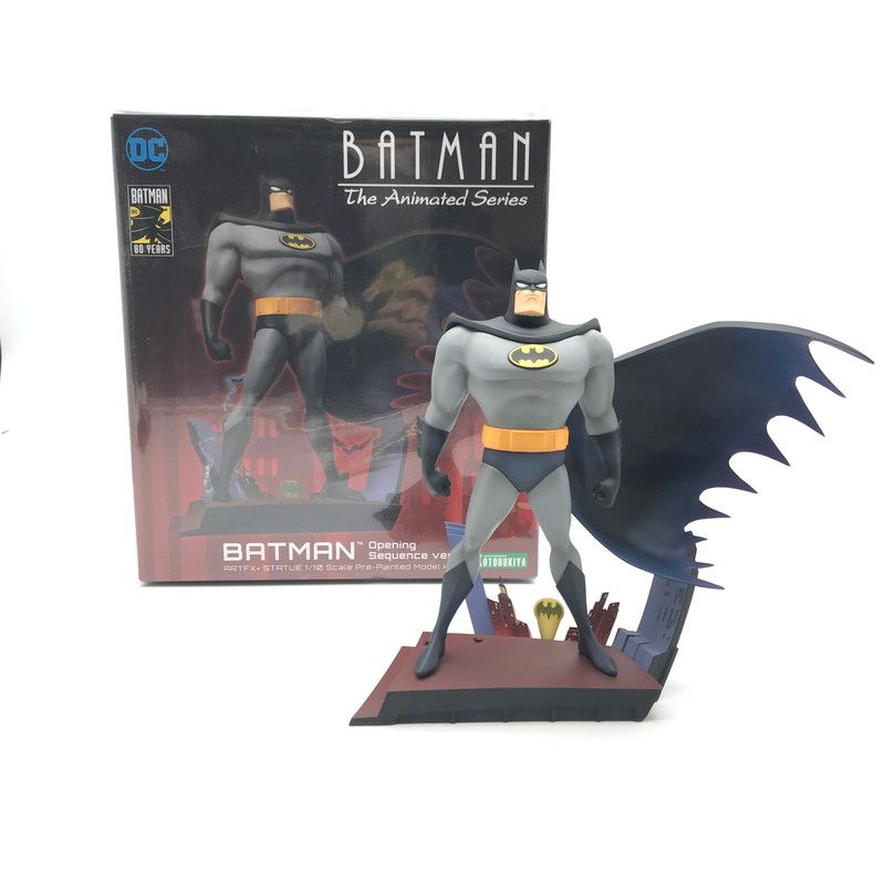【中古美品】 ARTFX+ バットマン アニメイテッド オープニングエディション フィギュア 【055-260529-ky-07-fuzh】