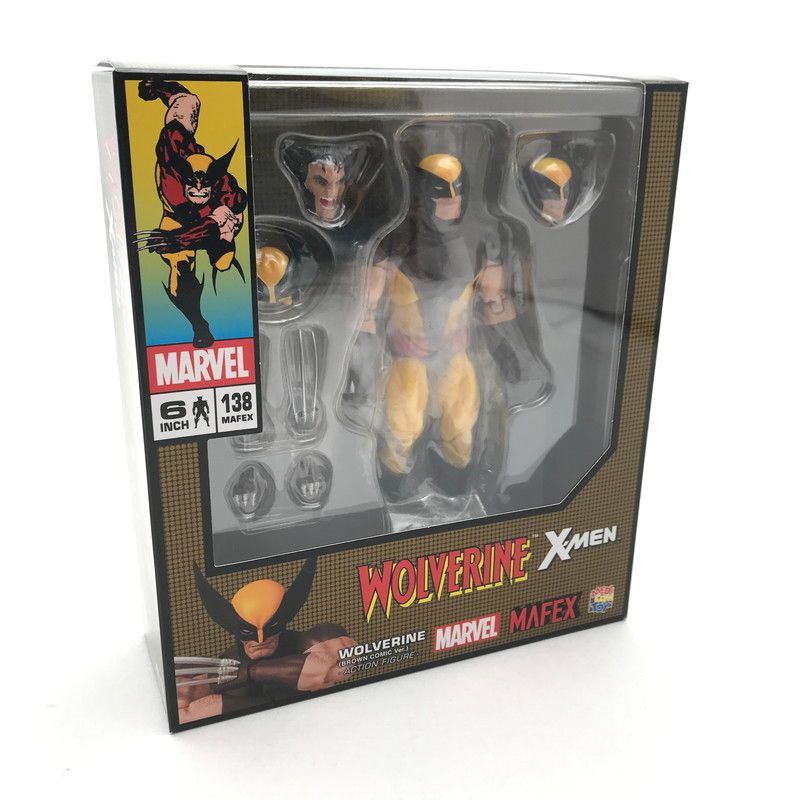 中古美品】 未開封 MAFEX マフェックス WOLVERINE (BROWN COMIC Ver