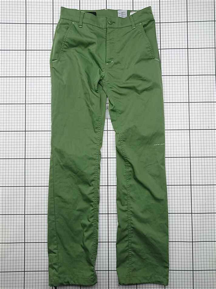 ★タグ付★ Columbia TITANIUM パンツ L 緑×白 総柄 水玉 ◇ Θ Columbia コロンビア TITANIUM ロックパンツ トレッキングパンツ