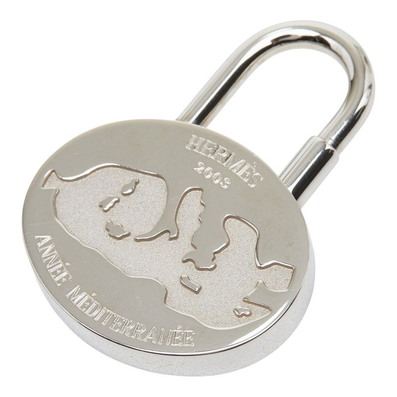 エルメス 地中海 2003年限定 ANNEE MEDITERRANEE カデナ シルバー メタル レディース HERMES【1-0270462】