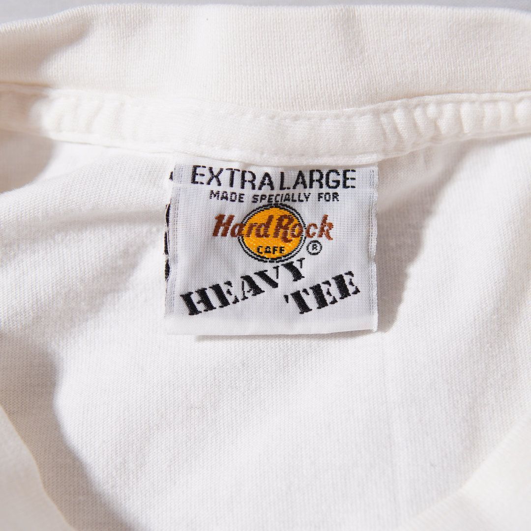 90s ハードロックカフェ Hard Rock Cafe Tシャツ XL ホワイト