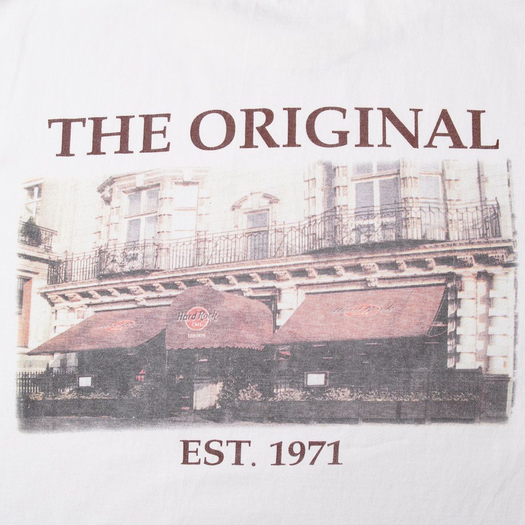 90s ハードロックカフェ Hard Rock Cafe Tシャツ XL ホワイト