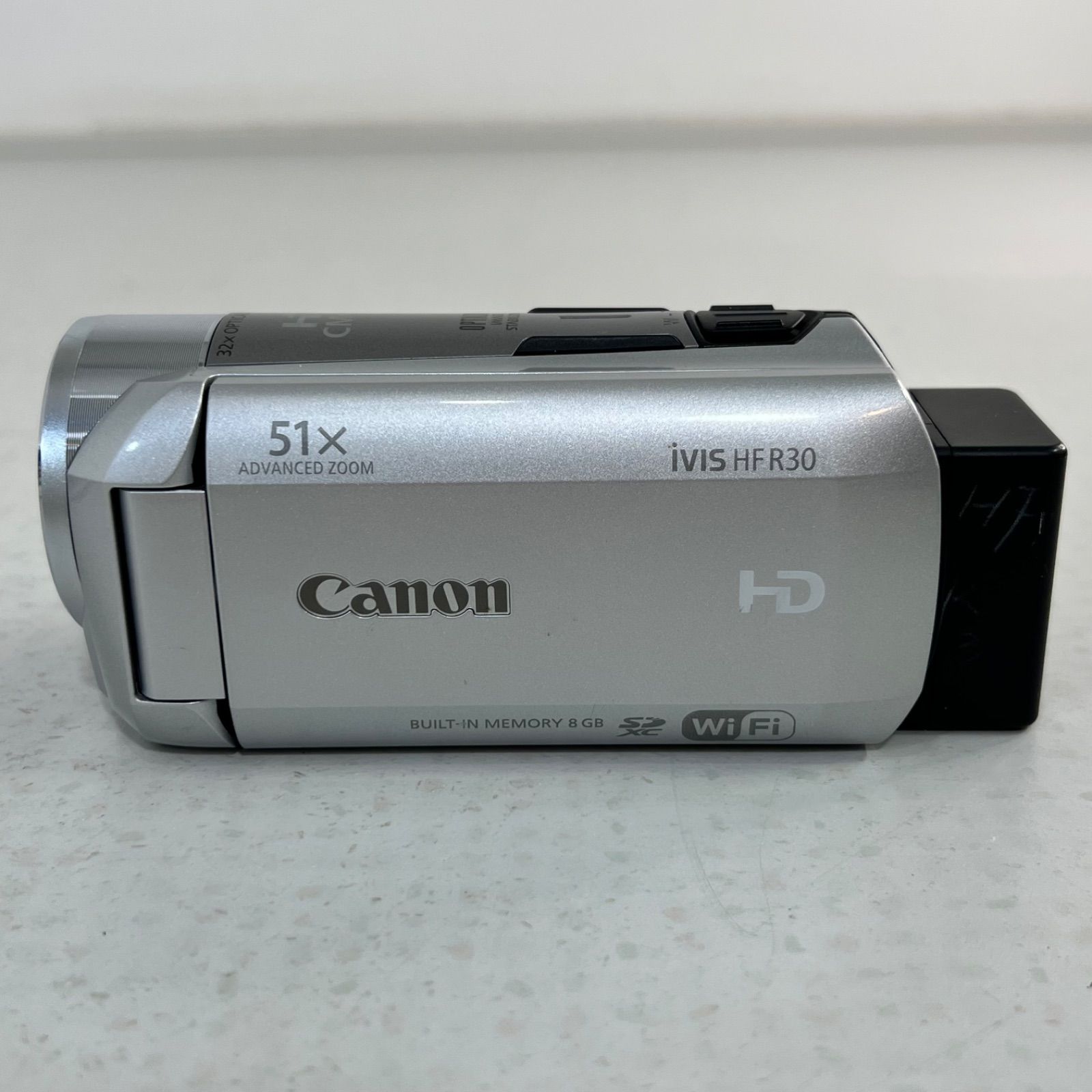稼働品】Canon iVIS HF R30 本体 シルバー キャノン ビデオカメラ 撮影