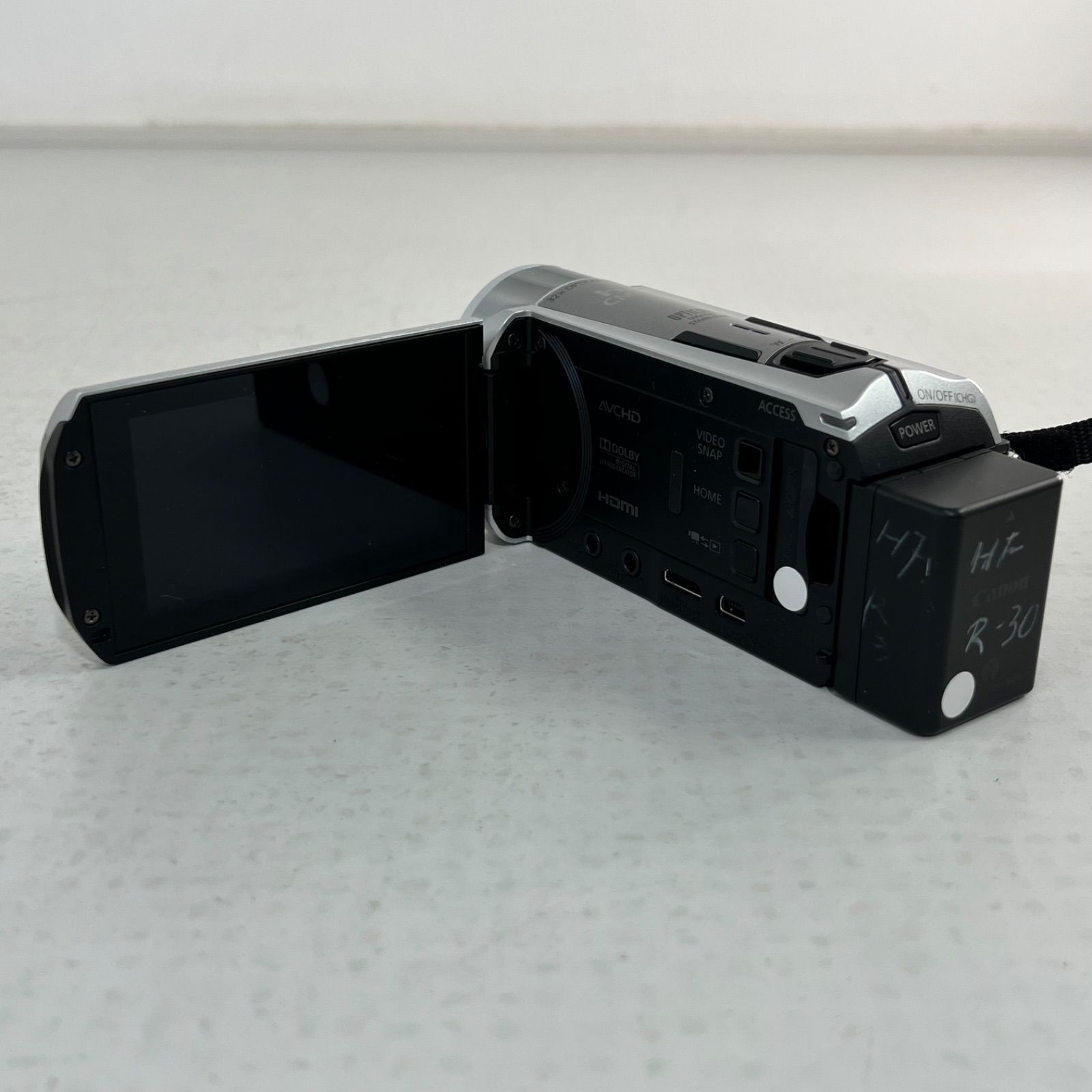 稼働品】Canon iVIS HF R30 本体 シルバー キャノン ビデオカメラ 撮影