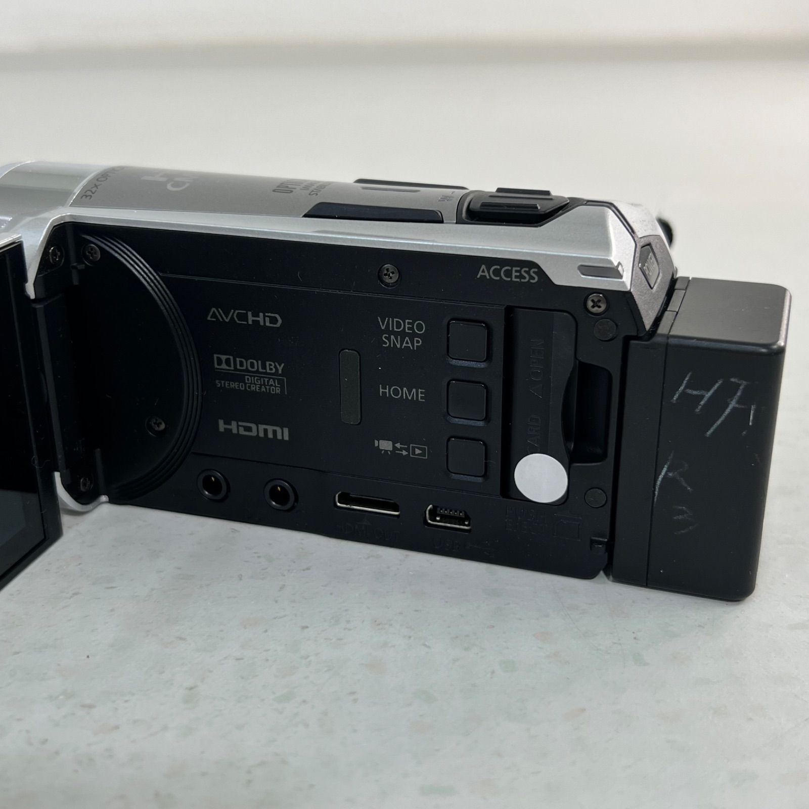 稼働品】Canon iVIS HF R30 本体 シルバー キャノン ビデオカメラ 撮影