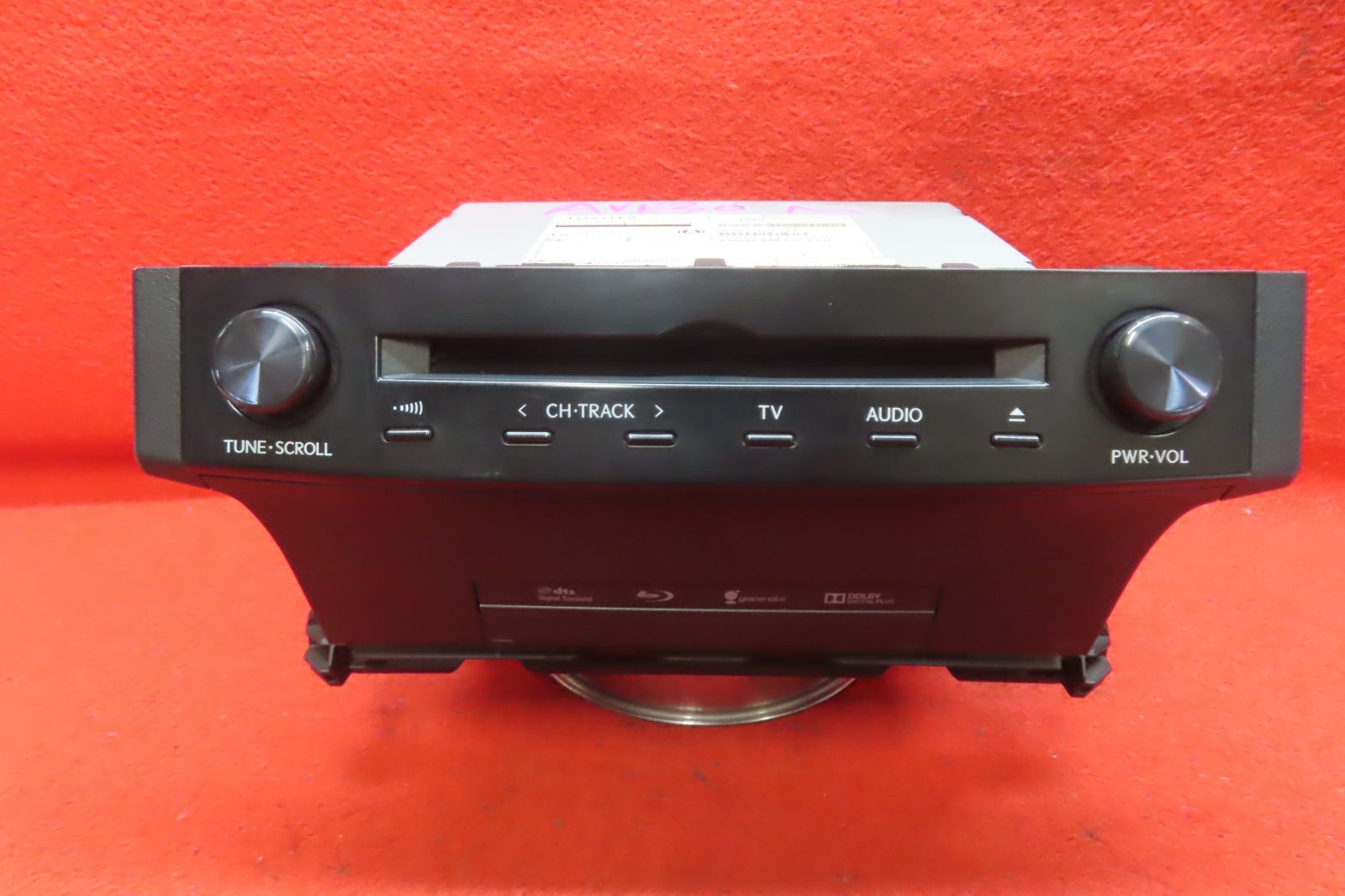 ＊CS2378＊動作保証付/レクサスIS300h　AVE30 前期　86804-53Q80　純正オーディオ ナビ ユニット　ステー付 本体のみ 取り外すまで正常稼働