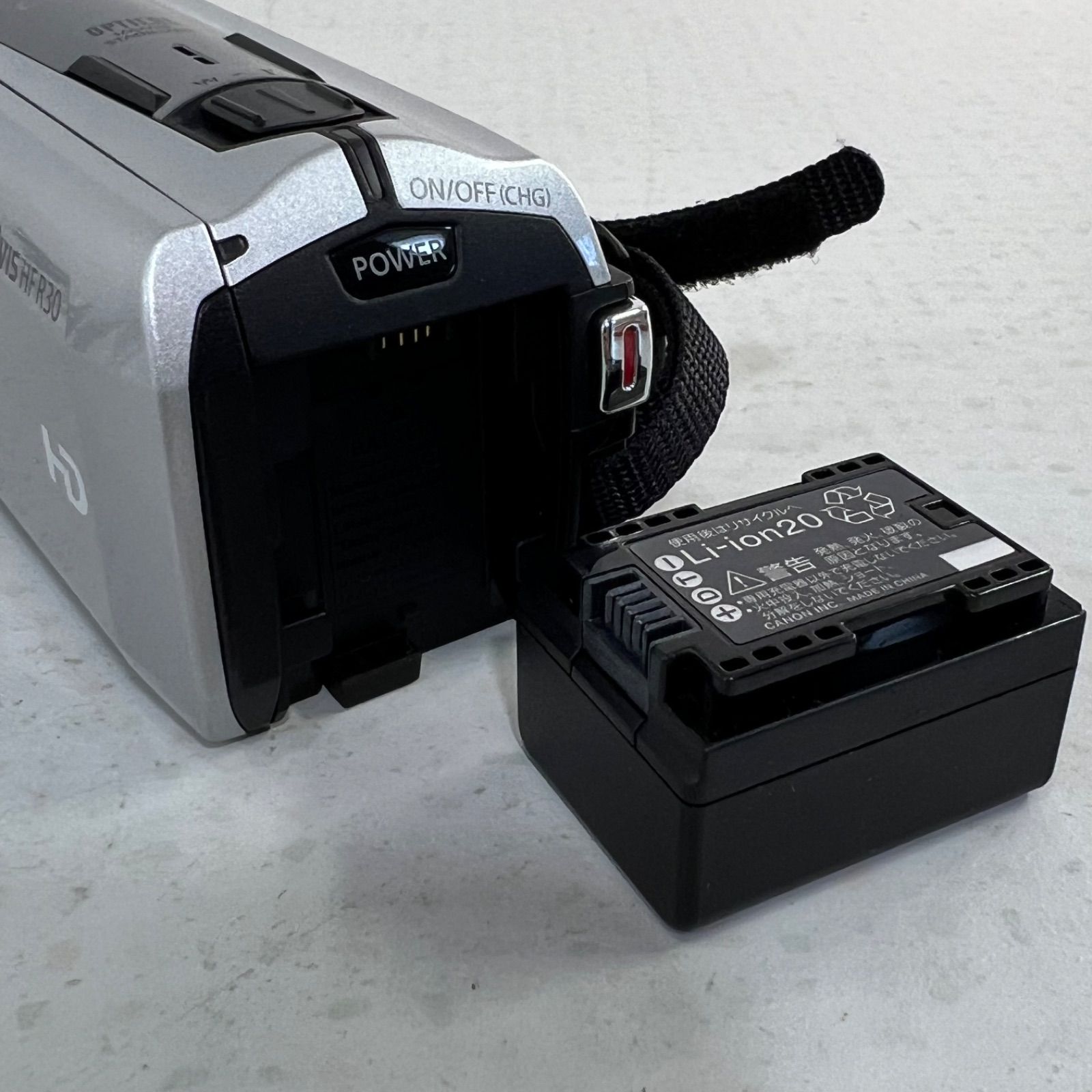 稼働品】Canon iVIS HF R30 本体 シルバー キャノン ビデオカメラ 撮影