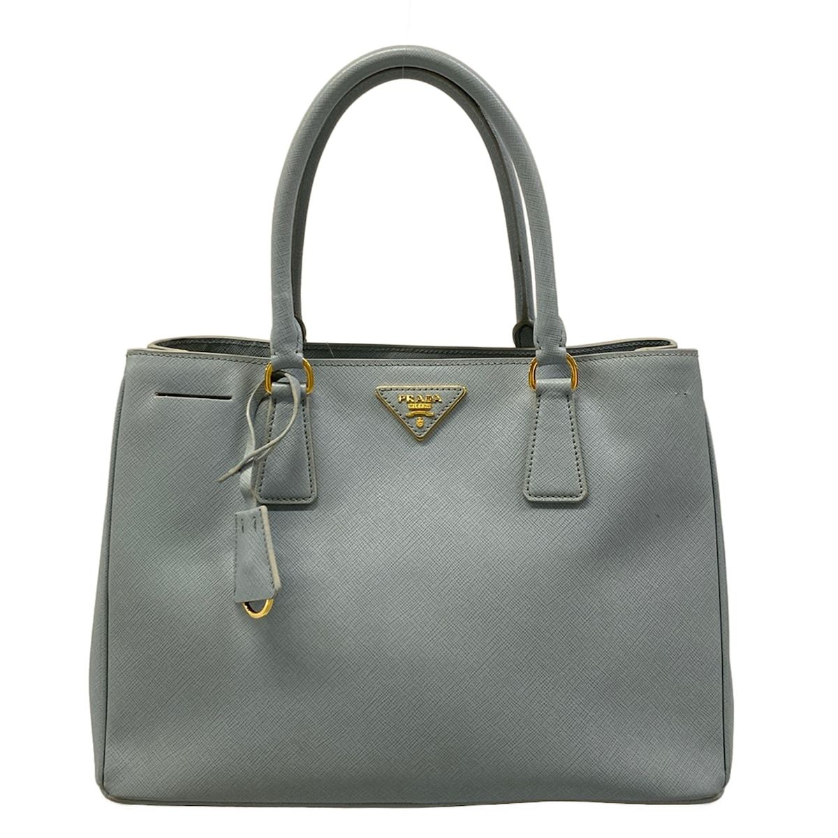 PRADA(プラダ) ハンドバッグ ガレリアミディアムバッグ BN1874 ライトブルー レザー