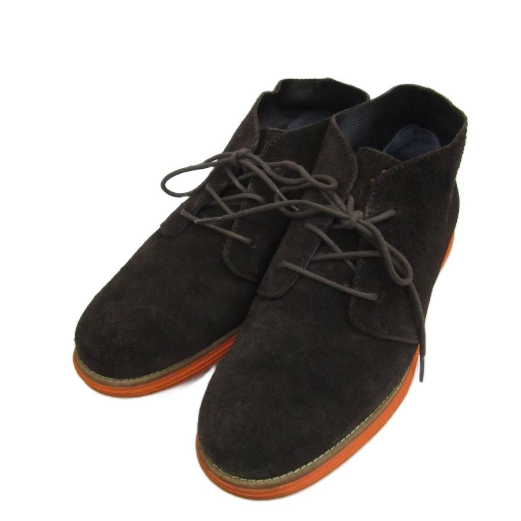 コールハーン COLE HAAN LUNARGRAND チャッカブーツ スエード 9 茶 ブラウン C11187 /SM23 ■GY03