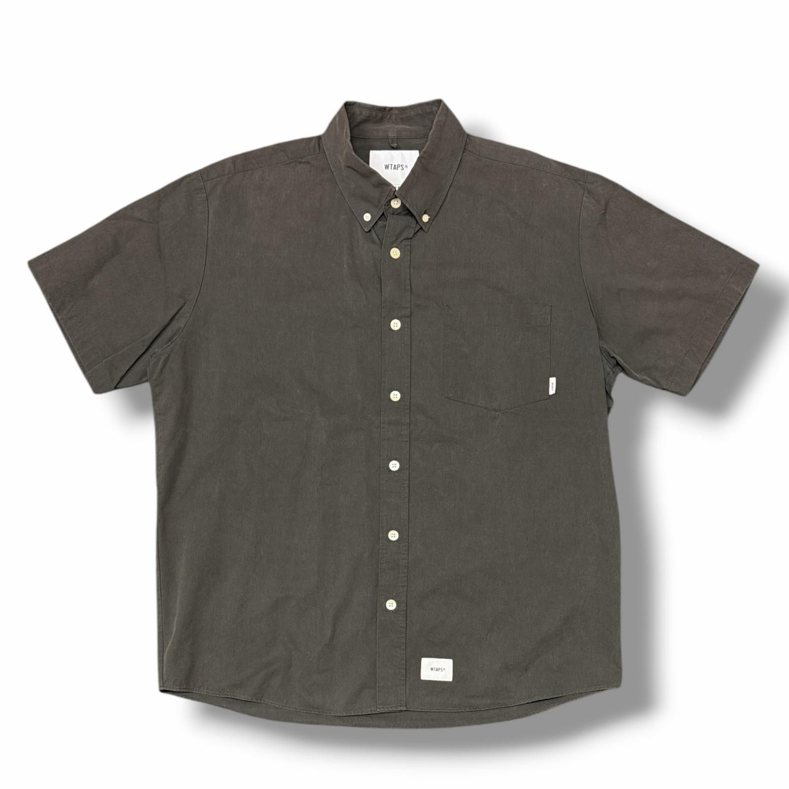 WTAPS 19SS BD SS SHIRTS ボタンダウン半袖シャツ ダブルタップス