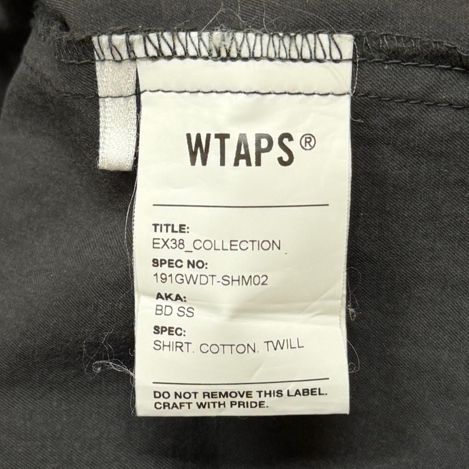 WTAPS 19SS BD SS SHIRTS ボタンダウン半袖シャツ ダブルタップス